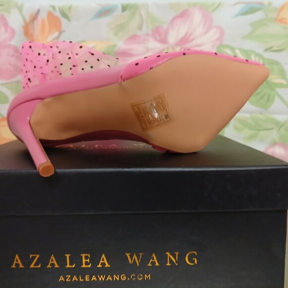 Azalea Wang AKIRA-Discreet Pink- Polka Dot Tulle Skirt - Picture 12 of 16